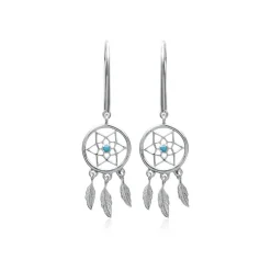 Maison de la Bijouterie Boucles d'oreilles Pendantes fantaisie argent Z530530 | Femme Boucles D'Oreilles