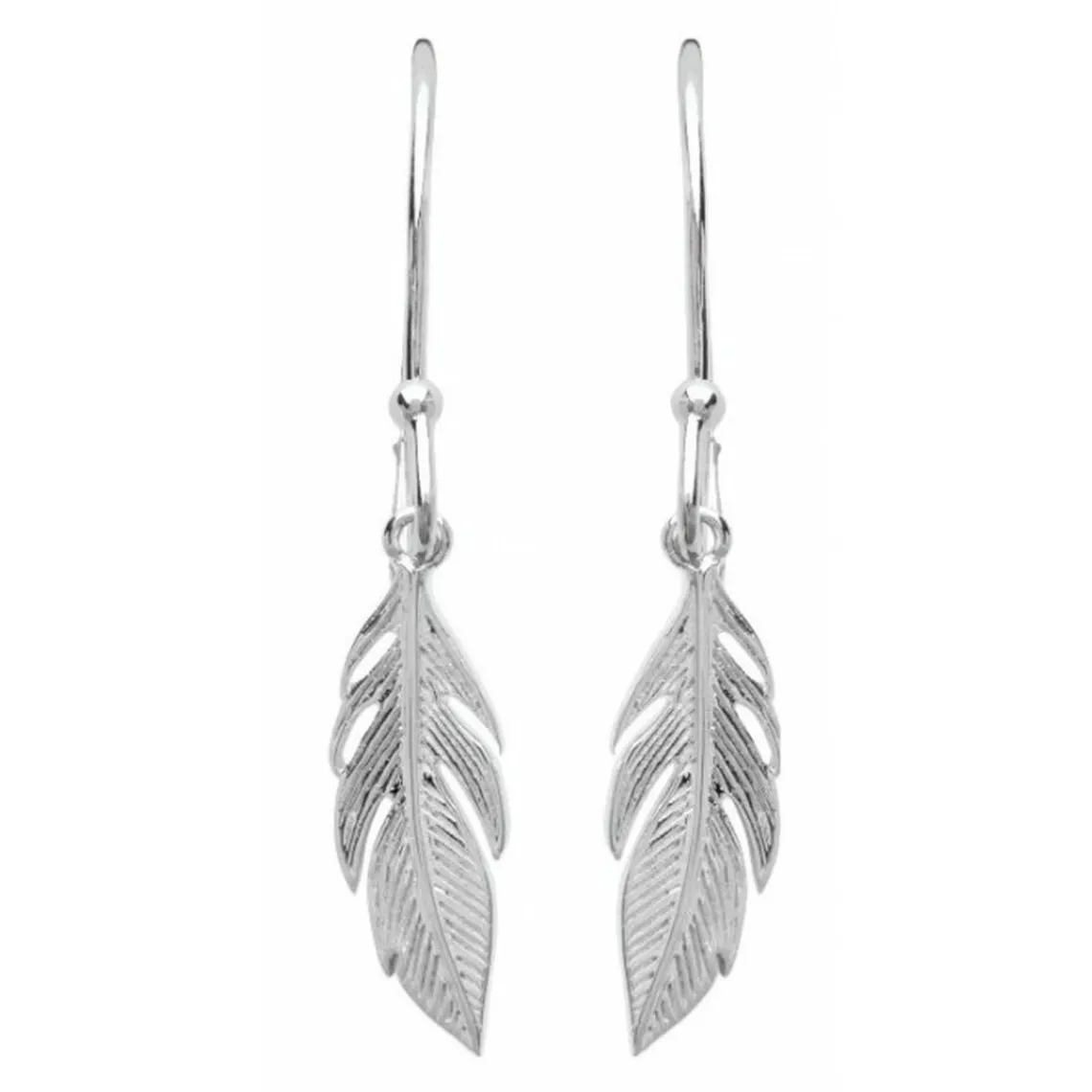 Maison de la Bijouterie Boucles d'oreilles Pendantes femme plume Argent W5Y6U00 | Femme Boucles D'Oreilles
