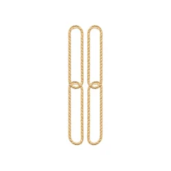 Maison de la Bijouterie Boucles d'oreilles Pendantes plaqué or Y5V5600 | Femme Boucles D'Oreilles