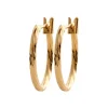 Maison de la Bijouterie Boucles d'oreilles plaqué or créoles 16mm Y6Z4UZ6 | Femme Boucles D'Oreilles