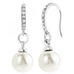 So Charm Bijoux Boucles d'oreilles B2075-CREAM - Mode | Femme Boucles D'Oreilles