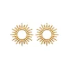 Maison de la Bijouterie Boucles d'oreilles Soleil femme plaqué or - Y564V00 | Femme Boucles D'Oreilles