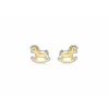 Stella Boucles d'oreilles 2-55-7619 Or Jaune et Blanc | Femme Boucles D'Oreilles