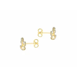 Stella Boucles d'oreilles 2-55-7619 Or Jaune et Blanc | Femme Boucles D'Oreilles