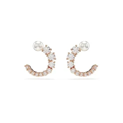 Swarovski Bijoux Boucles d'oreilles Swarovski - Matrix Plaqué Or Rose | Femme Boucles D'Oreilles