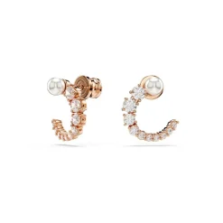 Swarovski Bijoux Boucles d'oreilles Swarovski - Matrix  Plaqué Or Rose | Femme Boucles D'Oreilles
