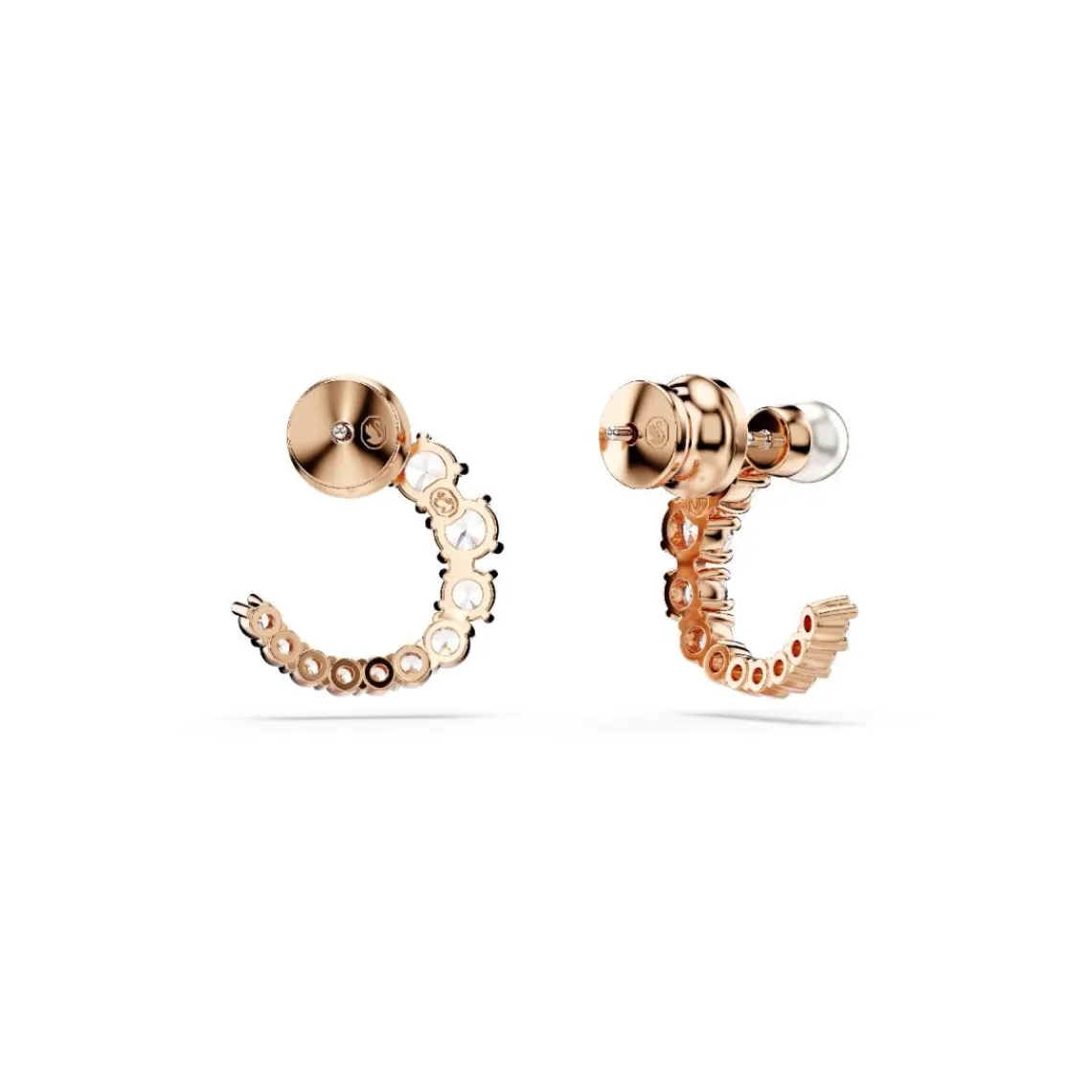 Swarovski Bijoux Boucles d'oreilles Swarovski - Matrix Plaqué Or Rose | Femme Boucles D'Oreilles