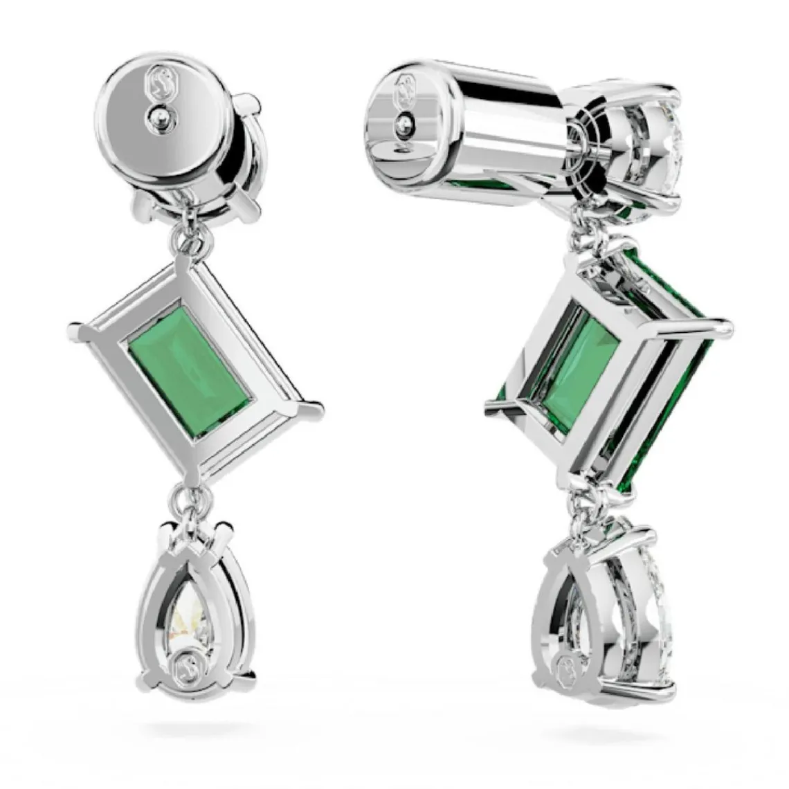 Swarovski Bijoux Boucles d'oreilles Swarovski Mesmera 5665878 - PE SD TRIO White/RHS | Femme Boucles D'Oreilles