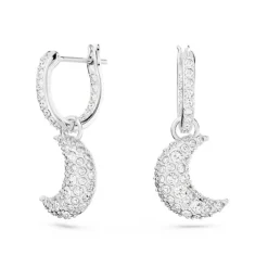 Swarovski Bijoux Boucles d'oreilles Swarovski Luna 5666157 - PE Mini CRE/RHS | Femme Boucles D'Oreilles