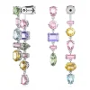 Swarovski Bijoux Boucles d'oreilles Swarovski Re Gema 5656417 - PE ER Jacket CRMU/RHS | Femme Boucles D'Oreilles