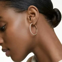 Swarovski Bijoux Boucles d'oreilles Swarovski 5383938 - Boucles d'oreilles Acier Or Femme | Femme Boucles D'Oreilles