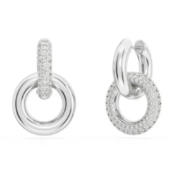 Swarovski Bijoux Boucles d'oreilles Swarovski 5671807 Dextera - PE InterLinked CRE/RHS | Femme Boucles D'Oreilles