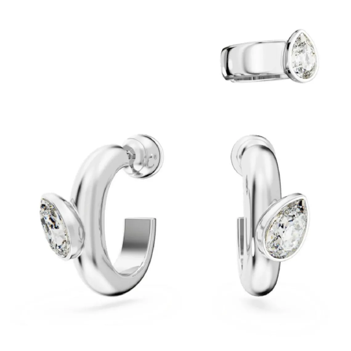 Swarovski Bijoux Boucles d'oreilles Swarovski 5671192 Dextera PE (#3) WHI/RHS | Femme Boucles D'Oreilles