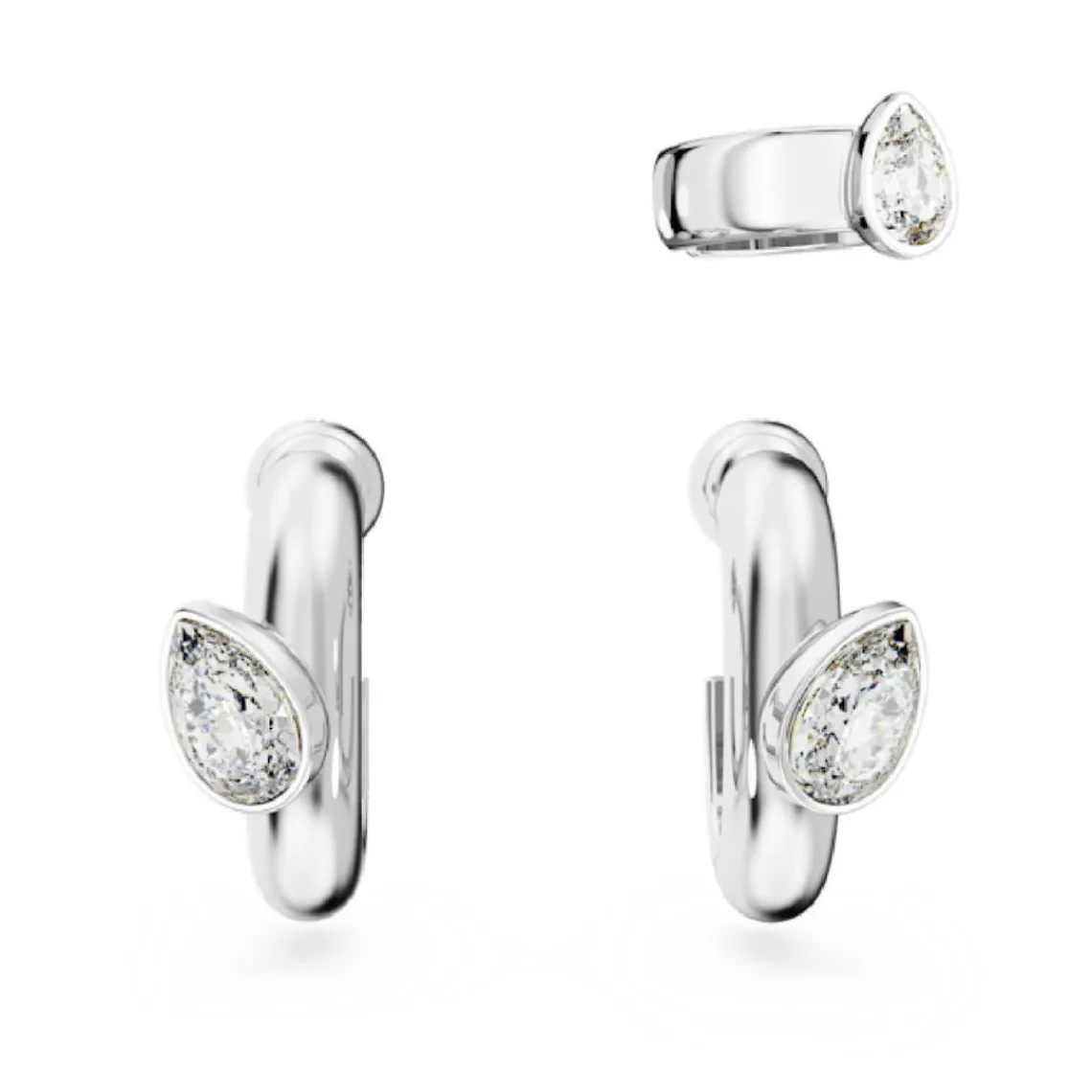 Swarovski Bijoux Boucles d'oreilles Swarovski 5671192 Dextera PE (#3) WHI/RHS | Femme Boucles D'Oreilles