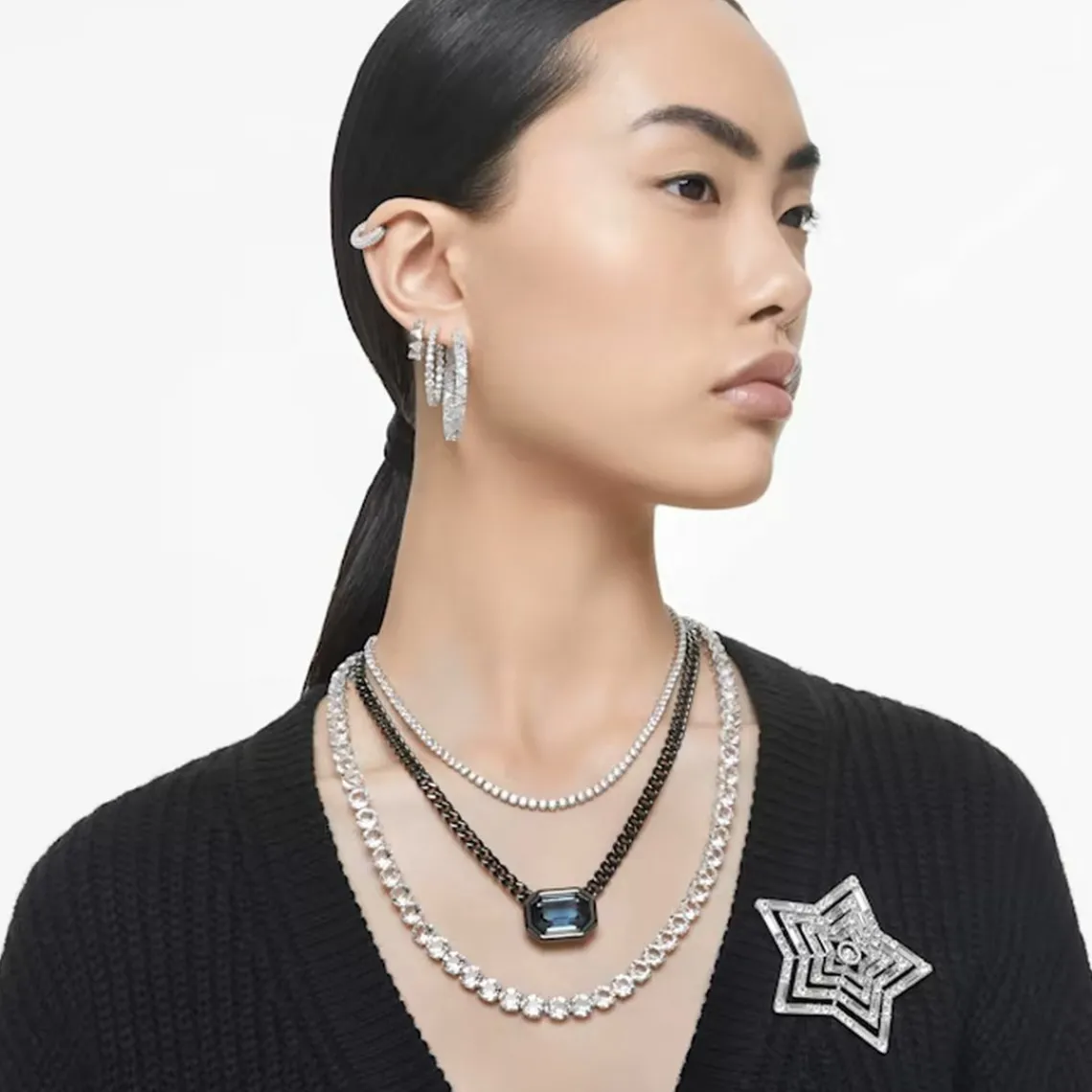 Swarovski Bijoux Boucles d'oreilles Swarovski 5647715 - MATRIX | Femme Boucles D'Oreilles