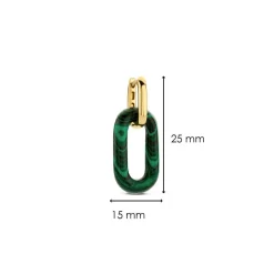 Ti Sento Boucles d'oreilles 7843MA-H – Argent, plaqué or | Femme Boucles D'Oreilles