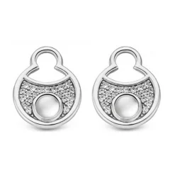 Ti Sento Boucles d'oreilles 9188MW - Boucles d'oreilles Acier Argentées Femme | Femme Boucles D'Oreilles