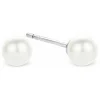 Ti Sento Boucles d'oreilles 7582PW - Boucles d'oreilles Argent Blanches Perle | Femme Boucles D'Oreilles