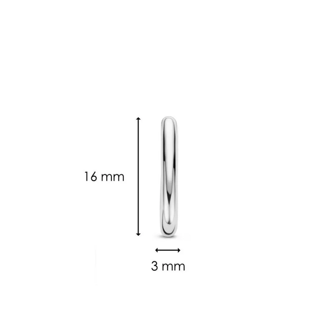 Ti Sento Boucles d'oreilles 7901SI-H - Argent | Femme Boucles D'Oreilles