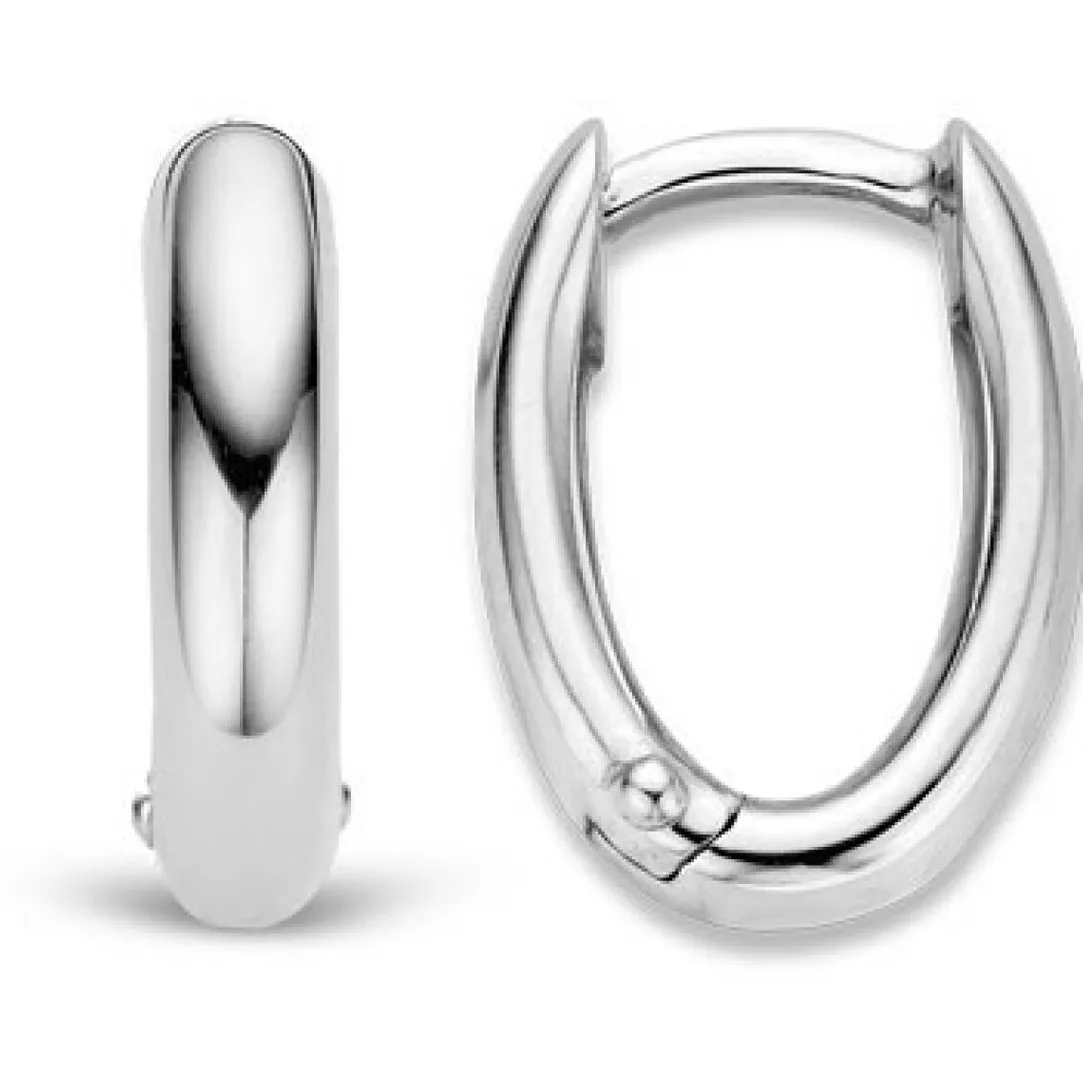 Ti Sento Boucles d'oreilles 7759SI - Boucles d'oreilles Argent Anneau Femme | Femme Boucles D'Oreilles