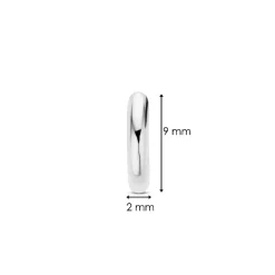 Ti Sento Boucles D'Oreilles - 7954SI Argent Rhodié Anneaux | Femme Boucles D'Oreilles