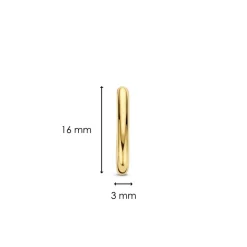 Ti Sento Boucles d'oreilles 7901SY-H - argent, plaqué or | Femme Boucles D'Oreilles