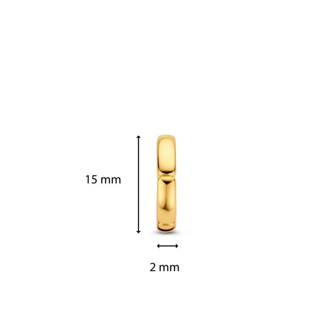Ti Sento Boucles d'oreilles 7889SY-H - Argent, plaqué or | Femme Boucles D'Oreilles