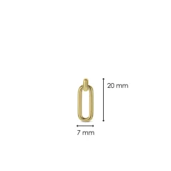 Ti Sento Boucles d'oreilles 7847SY-H - Argent, plaqué or | Femme Boucles D'Oreilles