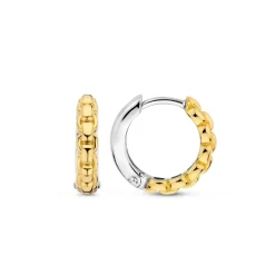 Ti Sento Boucles D'Oreilles - 7961SY Argent Doré Effet Tressé | Femme Boucles D'Oreilles