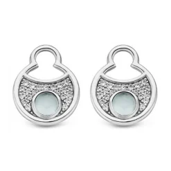 Ti Sento Boucles d'oreilles 9188WL - Boucles d'oreilles Acier Argentées Femme | Femme Boucles D'Oreilles