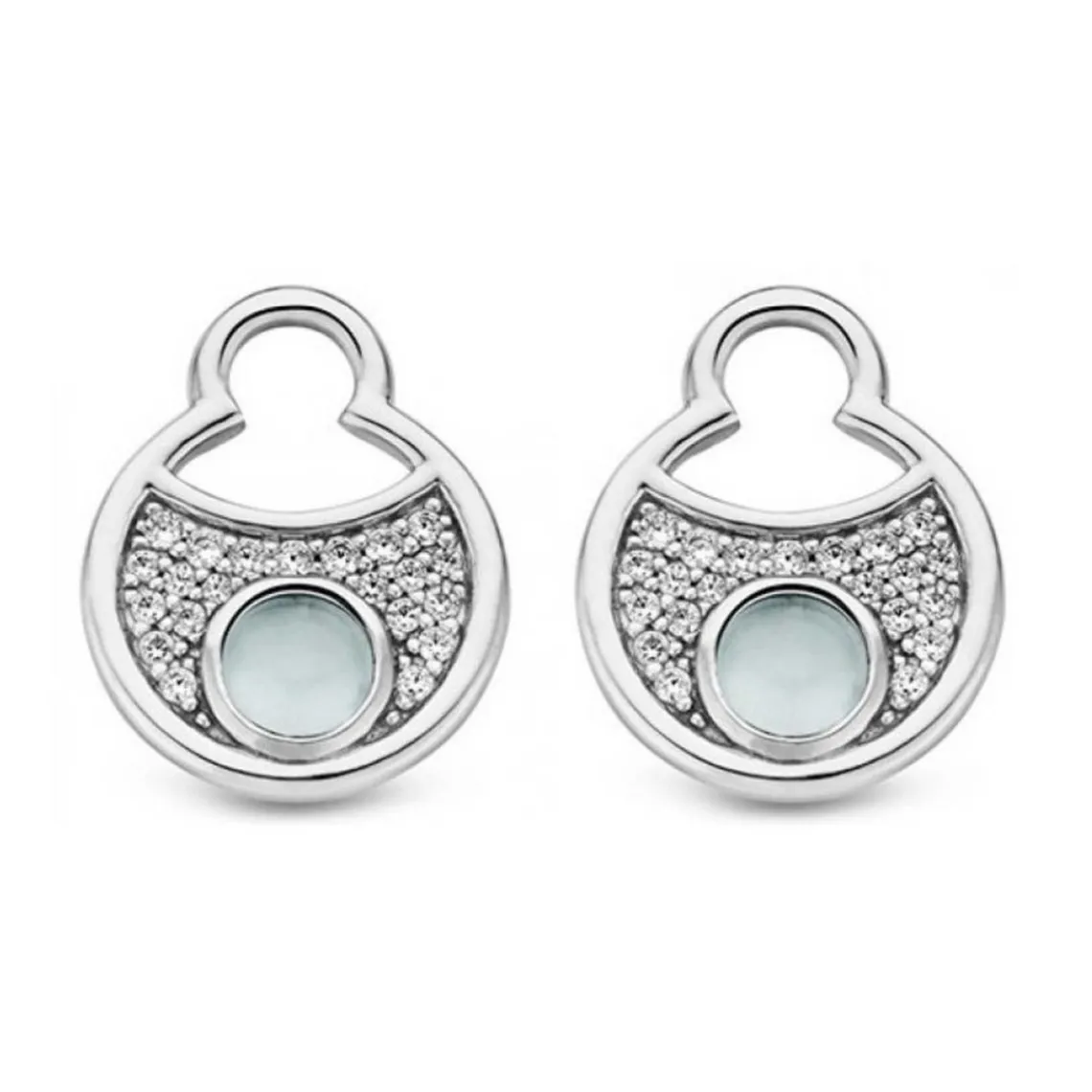 Ti Sento Boucles d'oreilles 9188WL - Boucles d'oreilles Acier Argentées Femme | Femme Boucles D'Oreilles