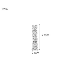 Ti Sento Boucles D'Oreilles - 7955ZI Argent Rhodié Anneaux Et Pavage | Femme Boucles D'Oreilles