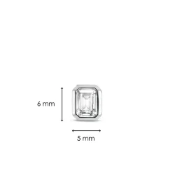 Ti Sento Boucles d'oreilles 7893ZI-H - Argent | Femme Boucles D'Oreilles