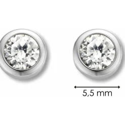 Ti Sento Boucles d'oreilles 7597ZI - Boucles d'oreilles Argent Zirconium | Femme Boucles D'Oreilles
