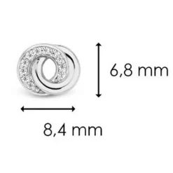 Ti Sento Boucles d'oreilles 7784ZI-H - Argent | Femme Boucles D'Oreilles