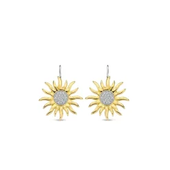 Ti Sento Boucles D'Oreilles - 7972ZY Argent Doré Soleil | Femme Boucles D'Oreilles
