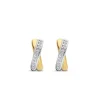 Ti Sento Boucles d’oreilles 7667ZY – Doré | Femme Boucles D'Oreilles