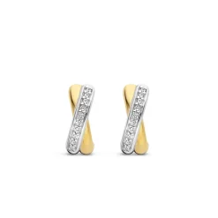 Ti Sento Boucles d’oreilles 7667ZY – Doré | Femme Boucles D'Oreilles