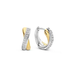Ti Sento Boucles d’oreilles 7667ZY – Doré | Femme Boucles D'Oreilles