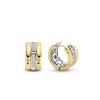 Ti Sento Boucles d'oreilles 7890ZY - Argent, plaqué or | Femme Boucles D'Oreilles