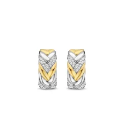 Ti Sento Boucles d'oreilles 7884ZY - Argent, plaqué or | Femme Boucles D'Oreilles