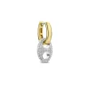 Ti Sento Boucles d'oreilles 7878ZY-H - Argent, plaqué or | Femme Boucles D'Oreilles