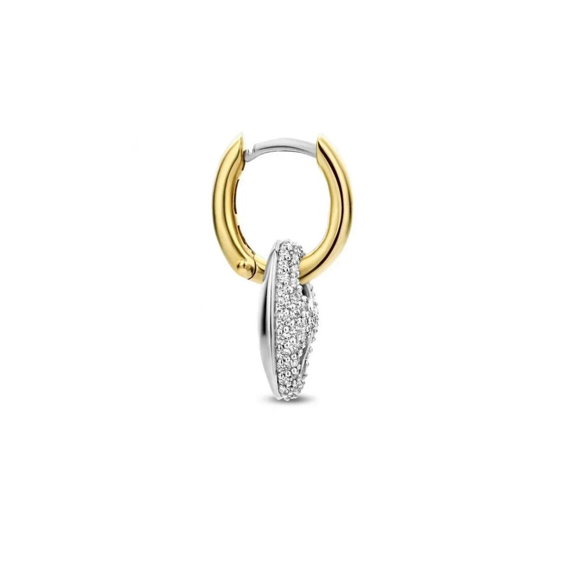 Ti Sento Boucles d'oreilles 7878ZY-H - Argent, plaqué or | Femme Boucles D'Oreilles