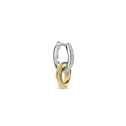 Ti Sento Boucles d'oreilles 7857ZY-H - Argent, plaqué or | Femme Boucles D'Oreilles
