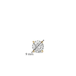 Ti Sento Boucles D'Oreilles - 7321ZY Argent Doré Oxydes De Zirconium | Femme Boucles D'Oreilles