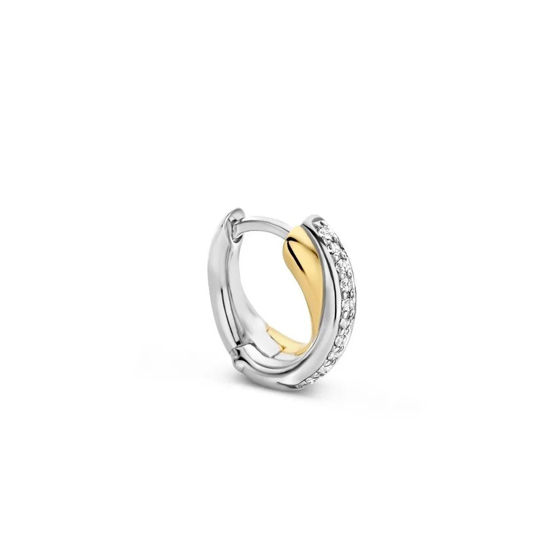 Ti Sento Boucles d'oreilles 7667ZY-H - Argent, plaqué or | Femme Boucles D'Oreilles