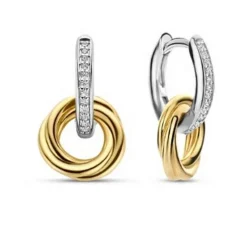 Ti Sento Boucles oreilles Bicolore 7857ZI | Femme Boucles D'Oreilles