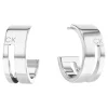 Calvin Klein Bijoux Boucles oreilles Geometric Essentials Sculptural - 35000677 Acier Argent | Femme Boucles D'Oreilles
