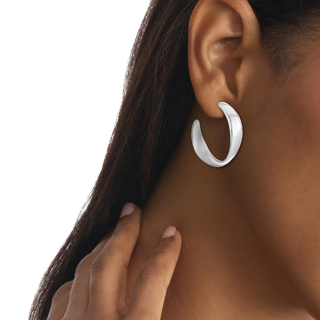 Calvin Klein Bijoux Boucles oreilles Calvin Klein Ethereal Metals - 35000533 Acier Argent | Femme Boucles D'Oreilles