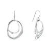 Calvin Klein Bijoux Boucles oreilles Calvin Klein Warped Rings - 35000004 Acier Argent | Femme Boucles D'Oreilles